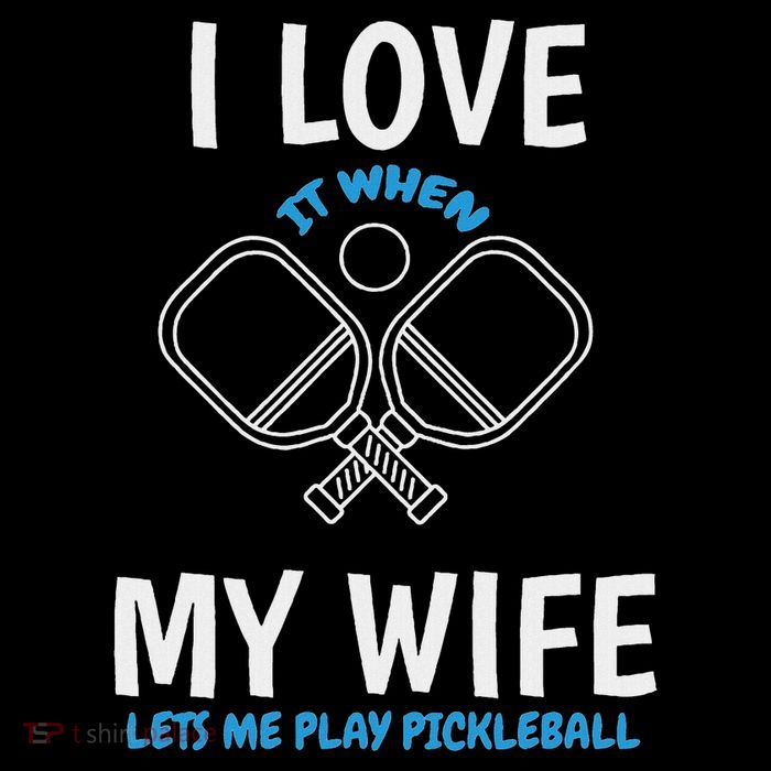 Love My Wife When She Let Me Play Pickleball Wool Snapback Cap
