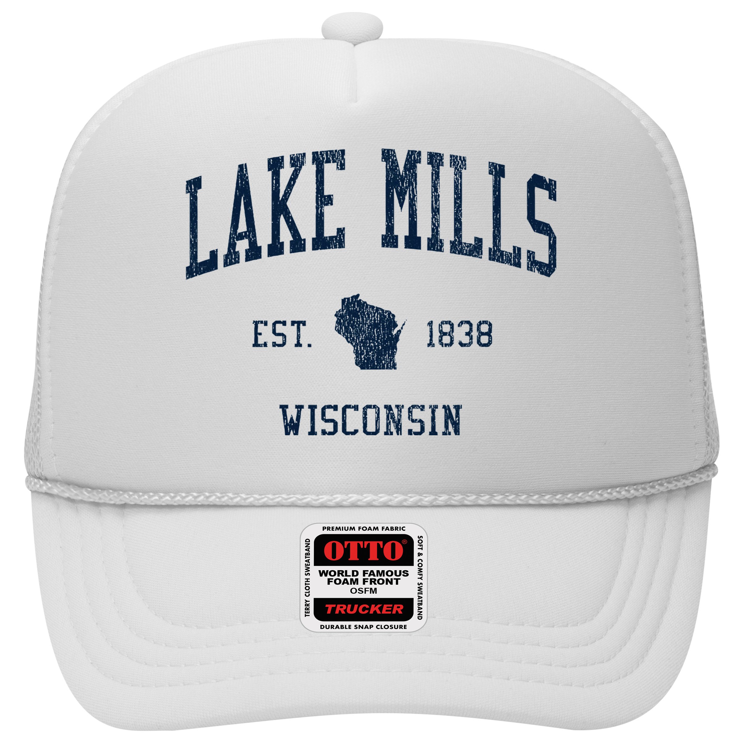Lake Mills Wi Vintage Athletic Sports Hat