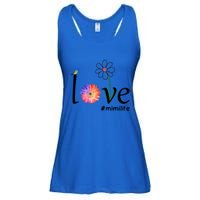 Love #Mimilife Watercolor Flower Bird Grandma Mother's Day Cool Gift Ladies Essential Flowy Tank