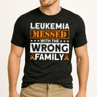 Leukemia Messed With The Wrong Family Leukemia Awareness Performance Shirt