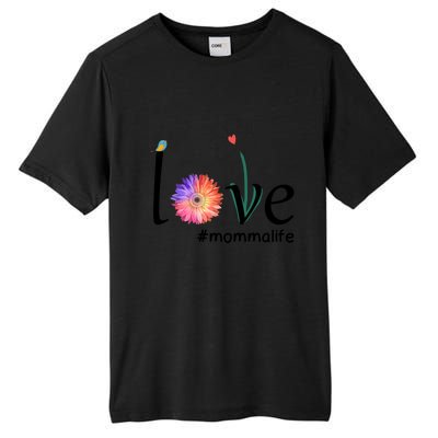 Love #Mommalife Watercolor Flower Bird Cute Mother's Day Gift Tall Fusion ChromaSoft Performance T-Shirt