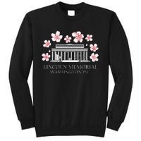 Lincoln Memorial Washington Dc Monut Cherry Blossoms Sweatshirt