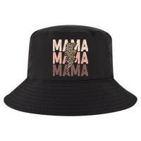 Leopard Mama With Thunder Bolt Lightning Bolt Cool Comfort Performance Bucket Hat