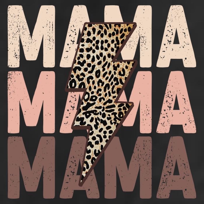 Leopard Mama With Thunder Bolt Lightning Bolt Cool Comfort Performance Bucket Hat