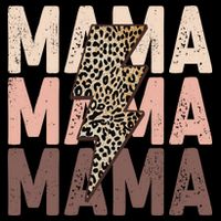 Leopard Mama With Thunder Bolt Lightning Bolt 16 in Basic Backpack