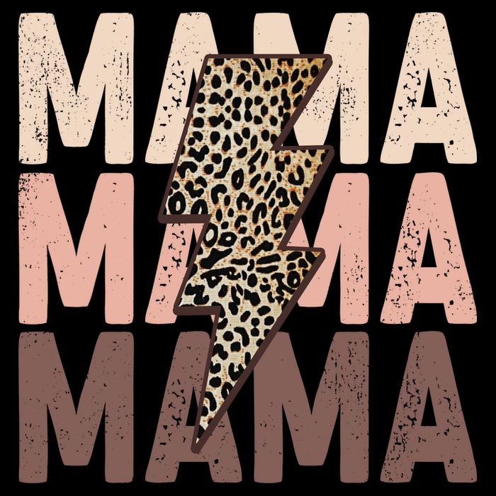 Leopard Mama With Thunder Bolt Lightning Bolt 16 in Basic Backpack