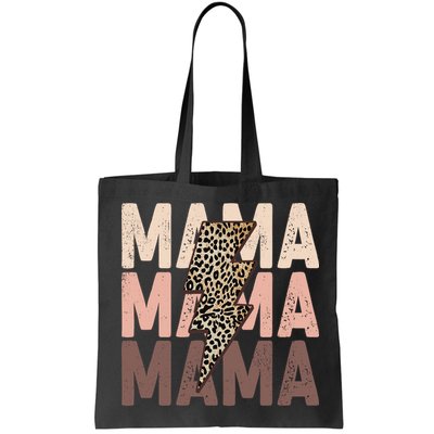 Leopard Mama With Thunder Bolt Lightning Bolt Bag