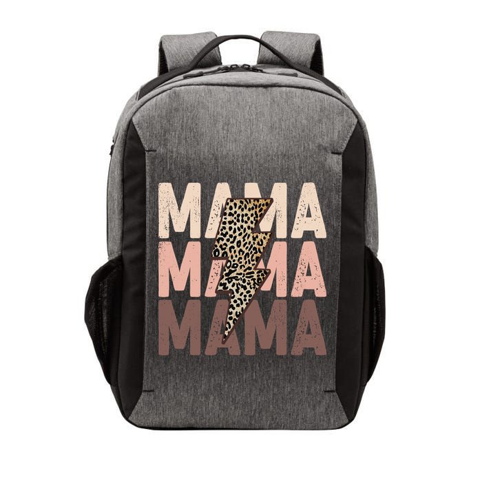 Leopard Mama With Thunder Bolt Lightning Bolt Vector Backpack