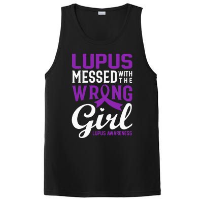 Lupus Messed With The Wrong Girl Lupus Awareness Support PosiCharge Competitor Tank