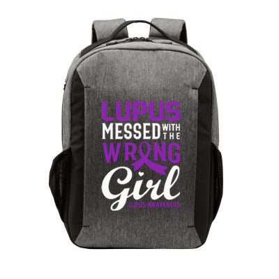 Lupus Messed With The Wrong Girl Lupus Awareness Support Vector Backpack