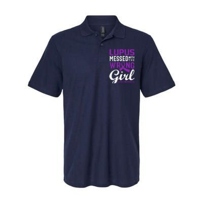 Lupus Messed With The Wrong Girl Lupus Awareness Support Softstyle Adult Sport Polo