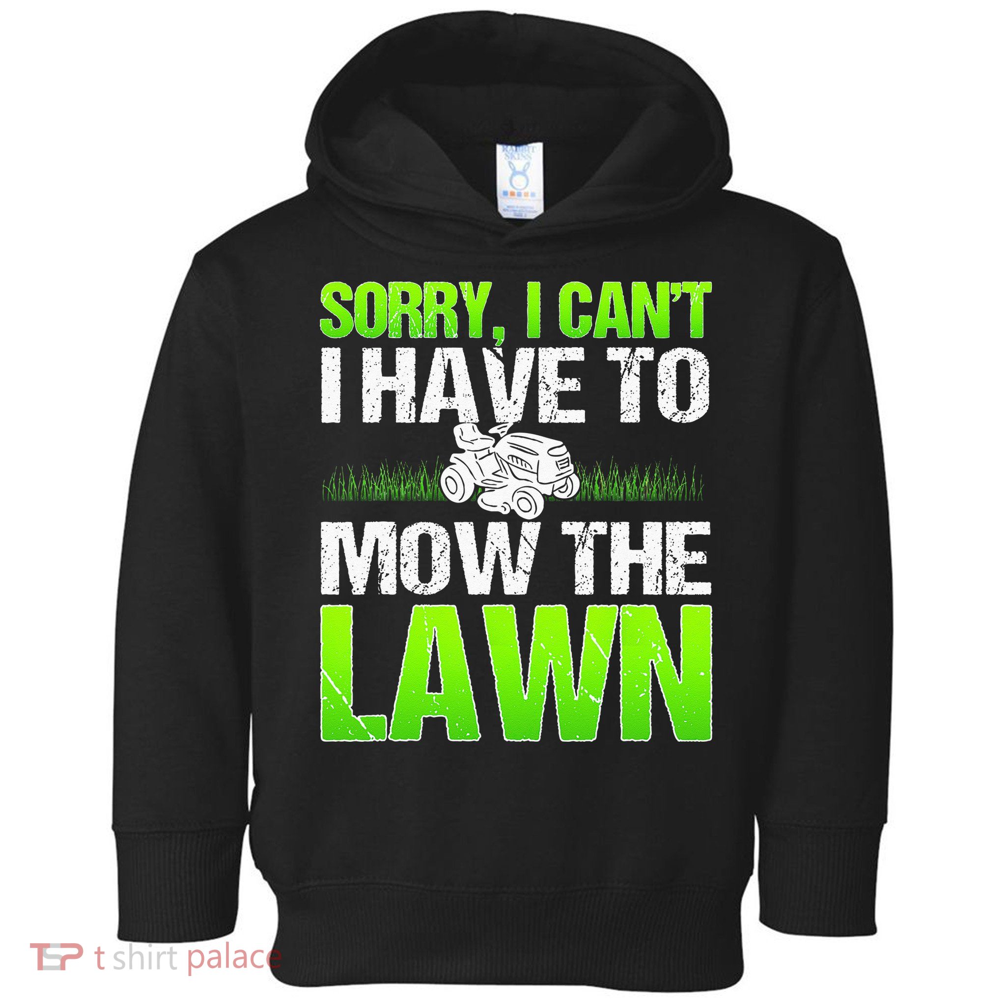 Lawn Mower Yard Mowing Gardener Landscaping Grass Cutter Toddler Hoodie