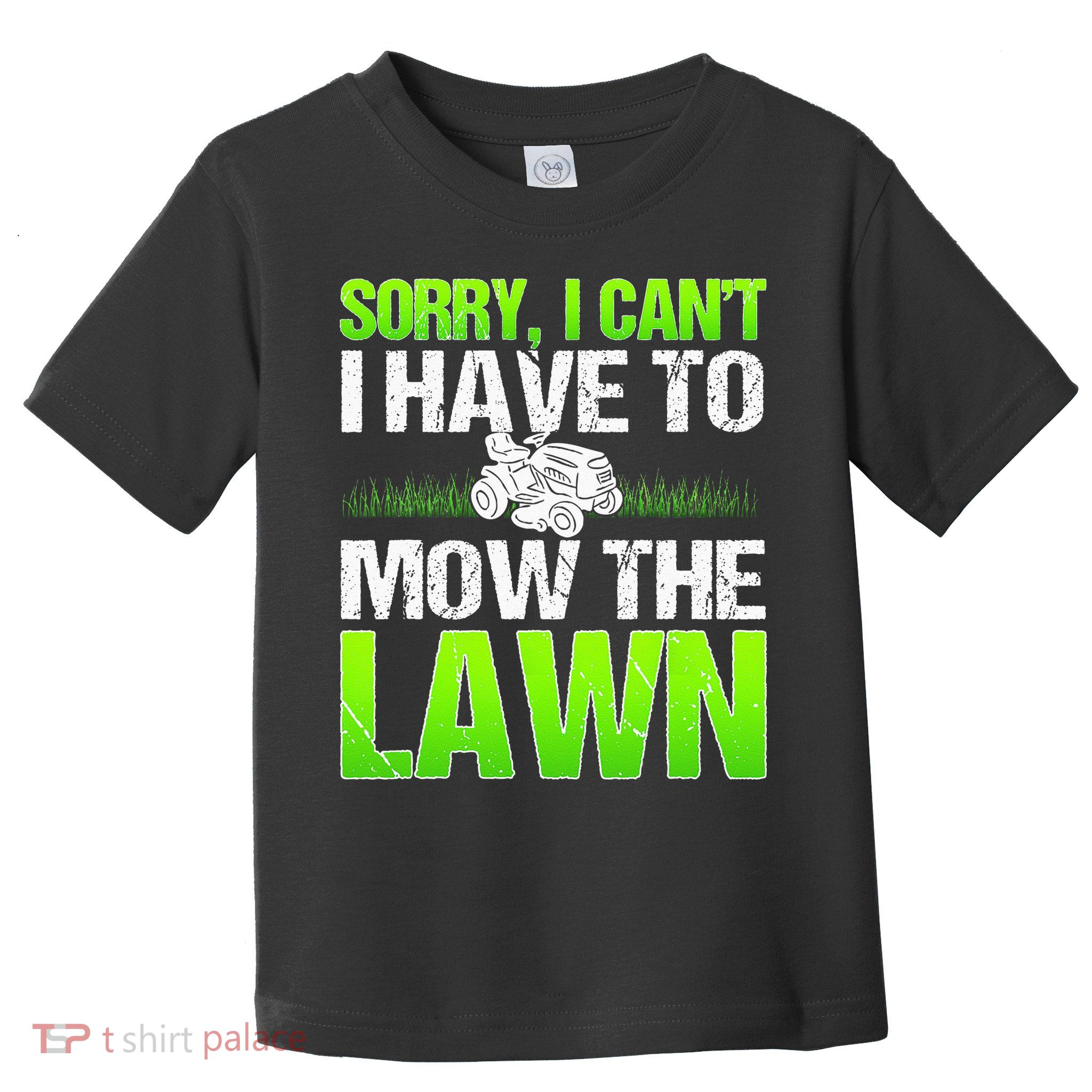 Lawn Mower Yard Mowing Gardener Landscaping Grass Cutter Toddler T-Shirt