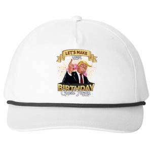 Let`s Make Your Birthday Great Again Donald Trump Gift Snapback Five-Panel Rope Hat