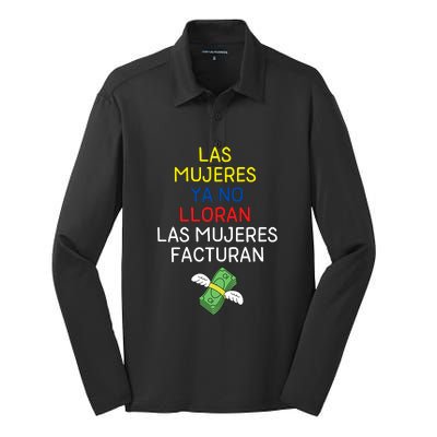 Las Mujeres Ya No Lloran Las Mujeres Facturan Silk Touch Performance Long Sleeve Polo