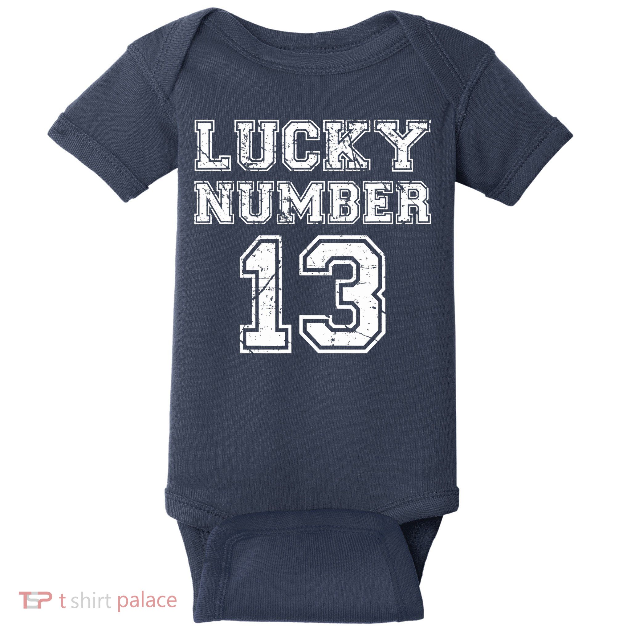 Lucky Number 13 Baby Bodysuit