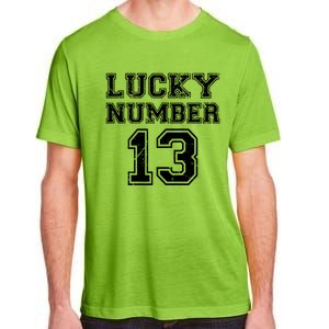 Lucky Number 13 TShirt Adult ChromaSoft Performance T-Shirt