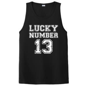 Lucky Number 13 TShirt PosiCharge Competitor Tank