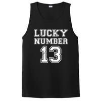 Lucky Number 13 TShirt PosiCharge Competitor Tank