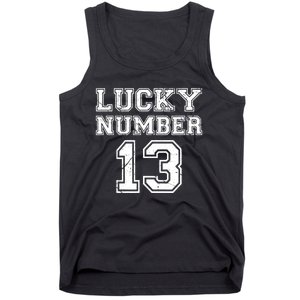 Lucky Number 13 TShirt Tank Top