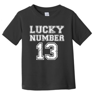 Lucky Number 13 TShirt Toddler T-Shirt