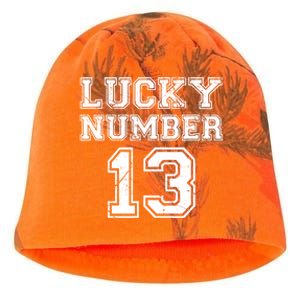 Lucky Number 13 TShirt Kati - Camo Knit Beanie