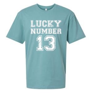 Lucky Number 13 TShirt Sueded Cloud Jersey T-Shirt