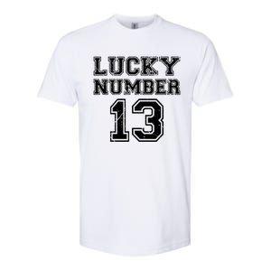 Lucky Number 13 TShirt Softstyle CVC T-Shirt