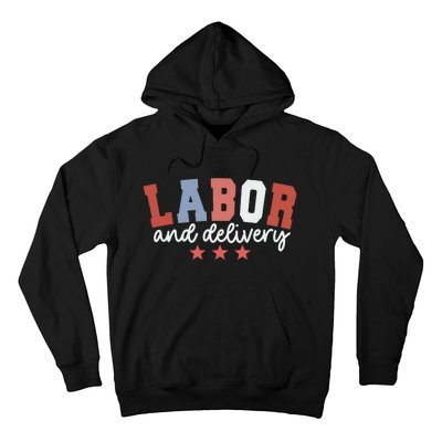 L&D Nurse 4th Of July Hoodie