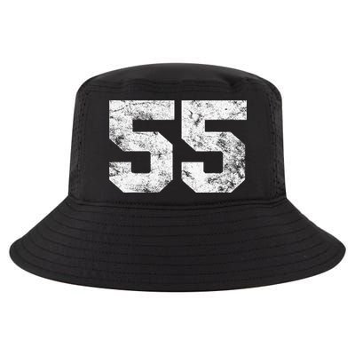 Lucky Number 55 Birthday Sports Player Team Athlete Cool Comfort Performance Bucket Hat