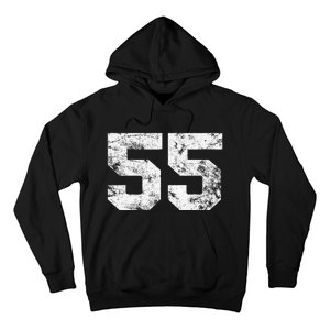 Lucky Number 55 Birthday Sports Player Team Athlete Hoodie