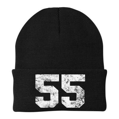 Lucky Number 55 Birthday Sports Player Team Athlete Beanie