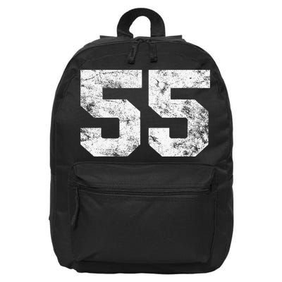 Lucky Number 55 Birthday Sports Player Team Athlete 16 in Basic Backpack