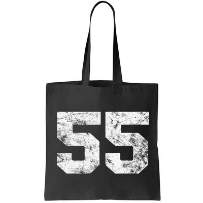 Lucky Number 55 Birthday Sports Player Team Athlete Bag