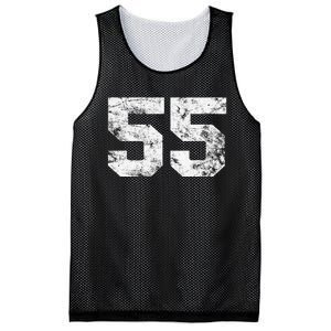 Lucky Number 55 Birthday Sports Player Team Athlete Mesh Reversible Basketball Jersey Tank