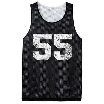 Lucky Number 55 Birthday Sports Player Team Athlete Mesh Reversible Basketball Jersey Tank