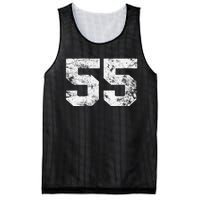 Lucky Number 55 Birthday Sports Player Team Athlete Mesh Reversible Basketball Jersey Tank