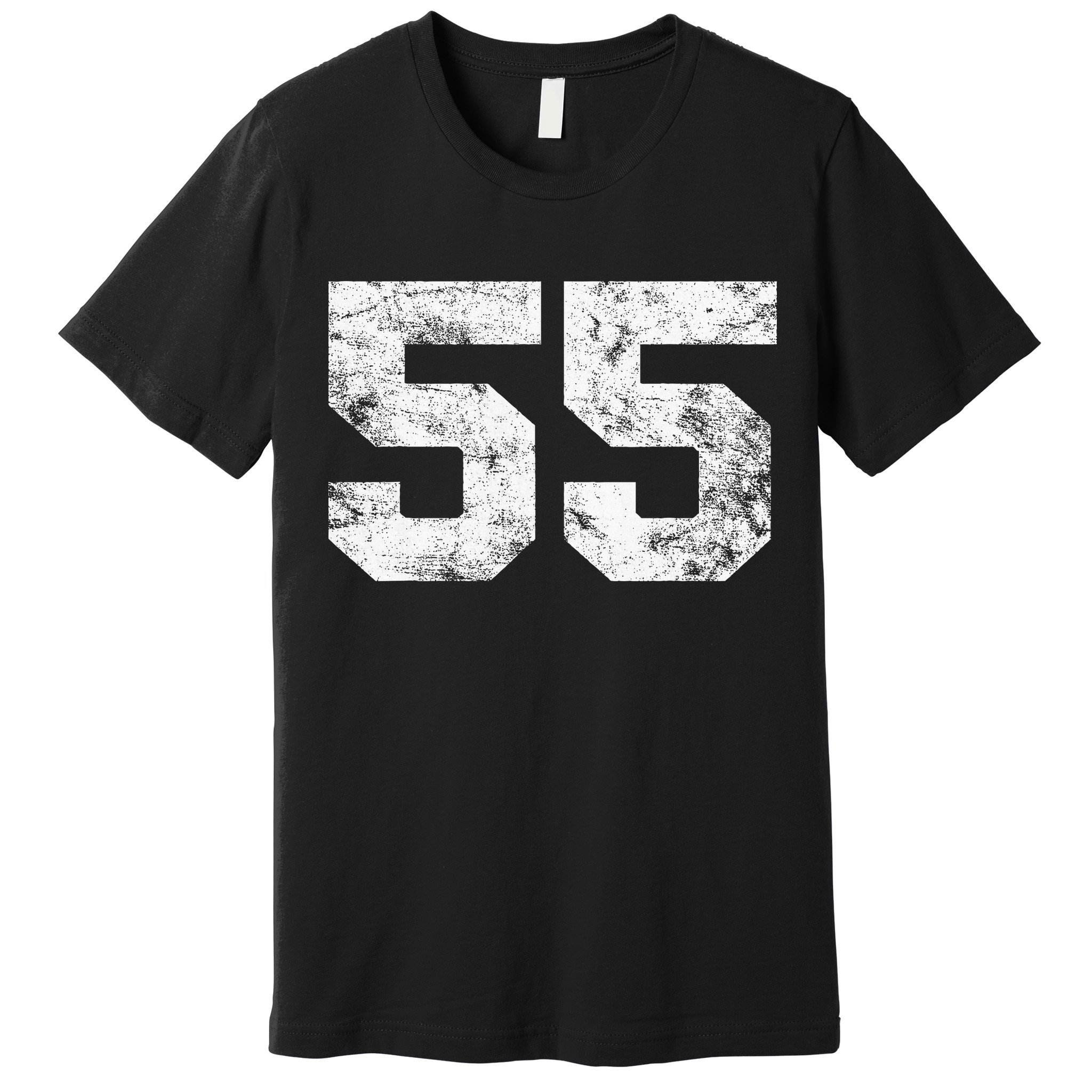Lucky Number 55 Birthday Sports Player Team Athlete Premium T-Shirt