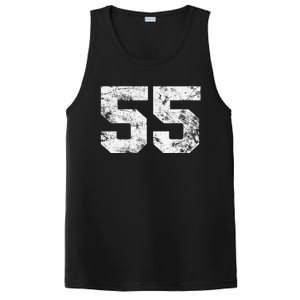 Lucky Number 55 Birthday Sports Player Team Athlete PosiCharge Competitor Tank