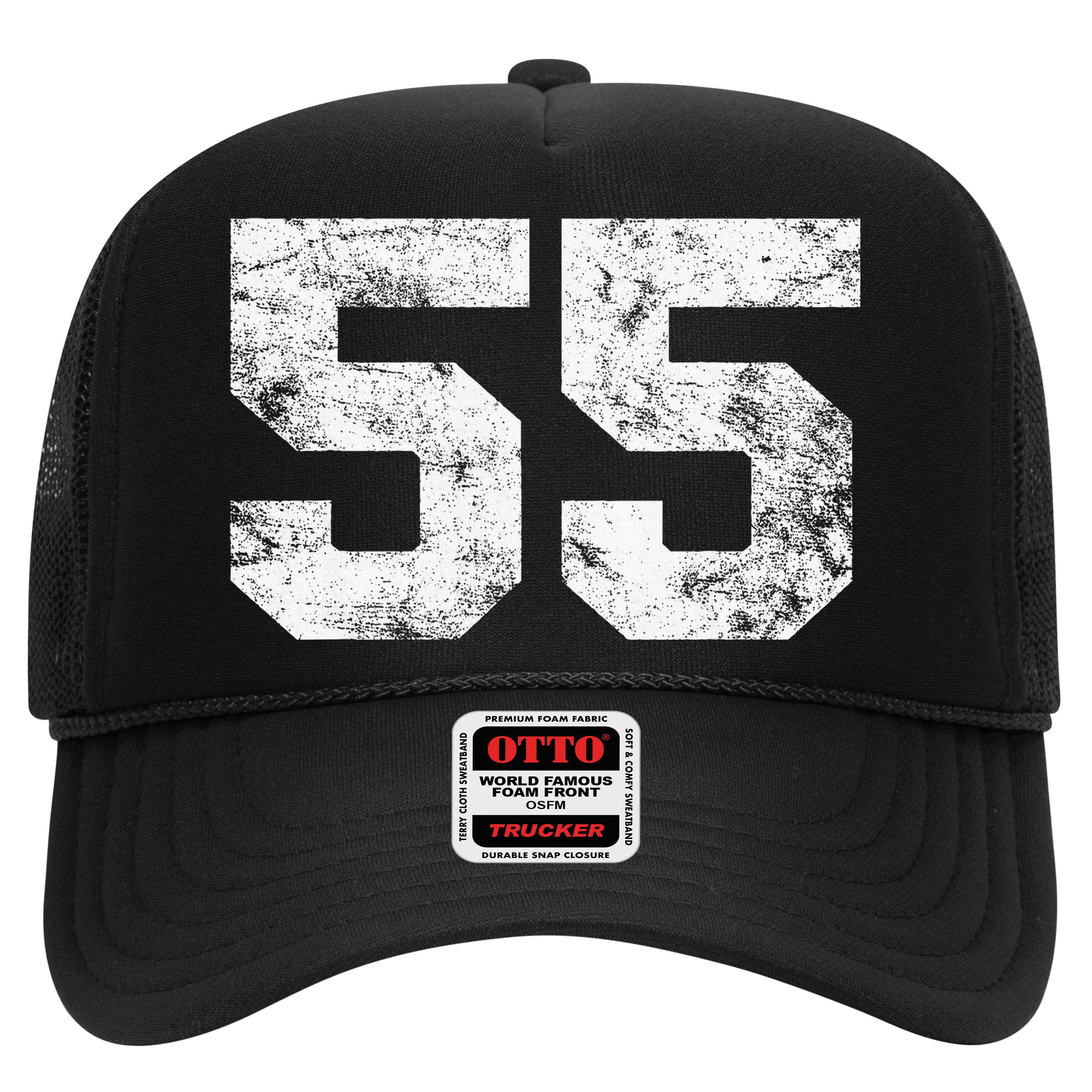 Lucky Number 55 Birthday Sports Player Team Athlete Hat