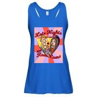 Late Nights And Rom Coms Gift Ladies Essential Flowy Tank