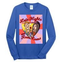 Late Nights And Rom Coms Gift Tall Long Sleeve T-Shirt