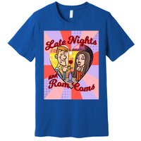 Late Nights And Rom Coms Gift Premium T-Shirt