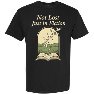Library Nerd Book Lover Introvert Quiet Life Public Gift Garment-Dyed Heavyweight T-Shirt