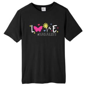 Love Nanalife Butterfly Flower Inspirational Mothers Day Tall Fusion ChromaSoft Performance T-Shirt