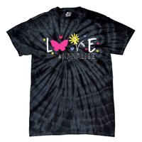 Love Nanalife Butterfly Flower Inspirational Mothers Day Tie-Dye T-Shirt