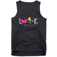 Love Nanalife Butterfly Flower Inspirational Mothers Day Tank Top