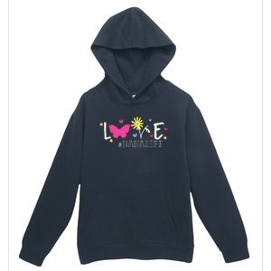 Love Nanalife Butterfly Flower Inspirational Mothers Day Urban Pullover Hoodie