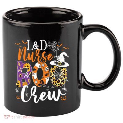Ld Nurse Boo Crew Halloween Labor Delivery Nurse Costume 11oz C Handle Ceramic Mug