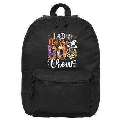 Ld Nurse Boo Crew Halloween Labor Delivery Nurse Costume 16 in Basic Backpack